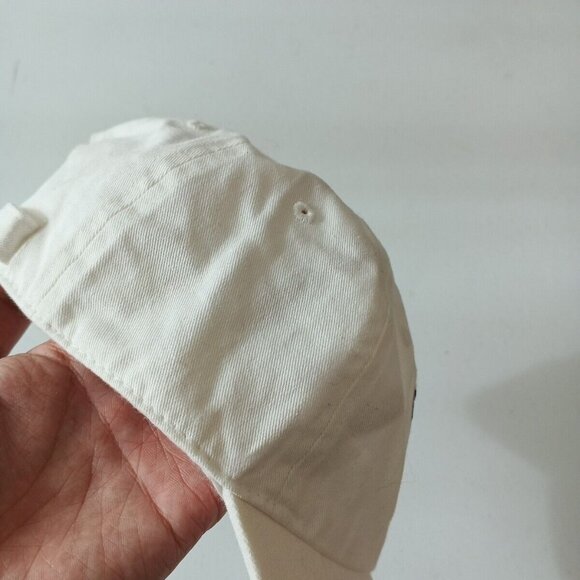 NORTH & ACRUX Embroidered Baseball Cap Hat One Size Men Activewear Gym White - Picture 8 of 9